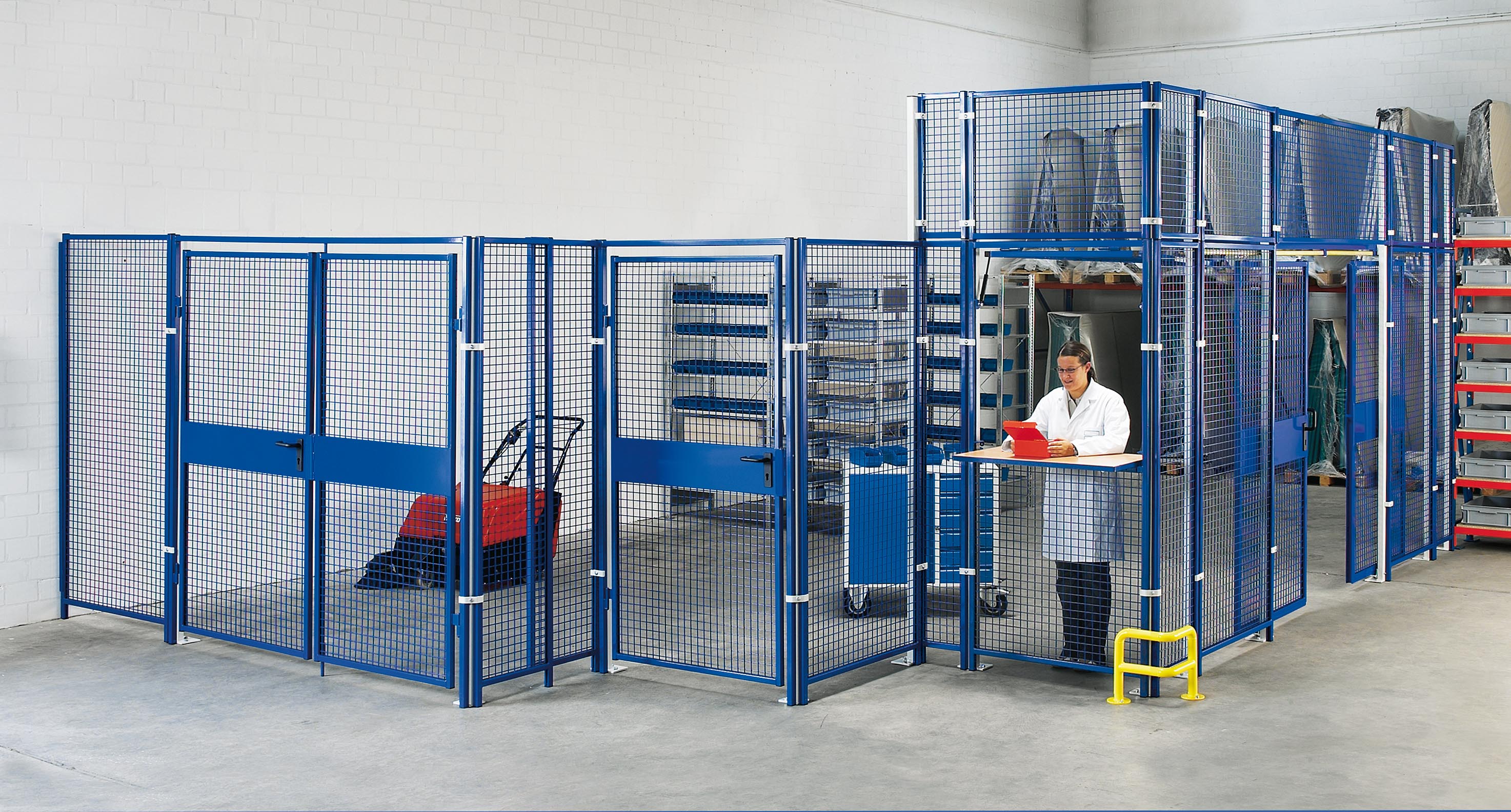 Aufsatz-Wandelement mit Gitterfüllung (System 9200)