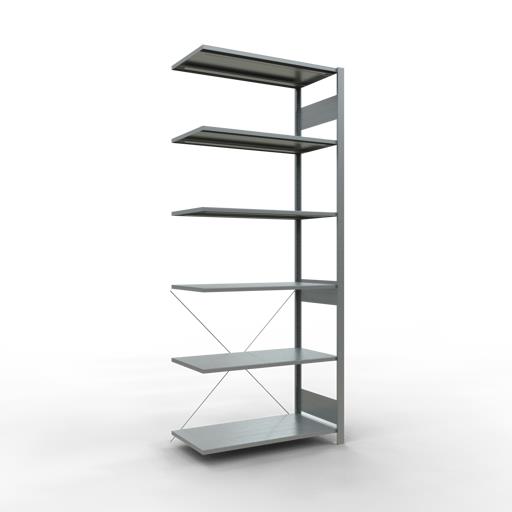 Stecksystem Eckregal, MULTIplus, 150 kg Fachlast