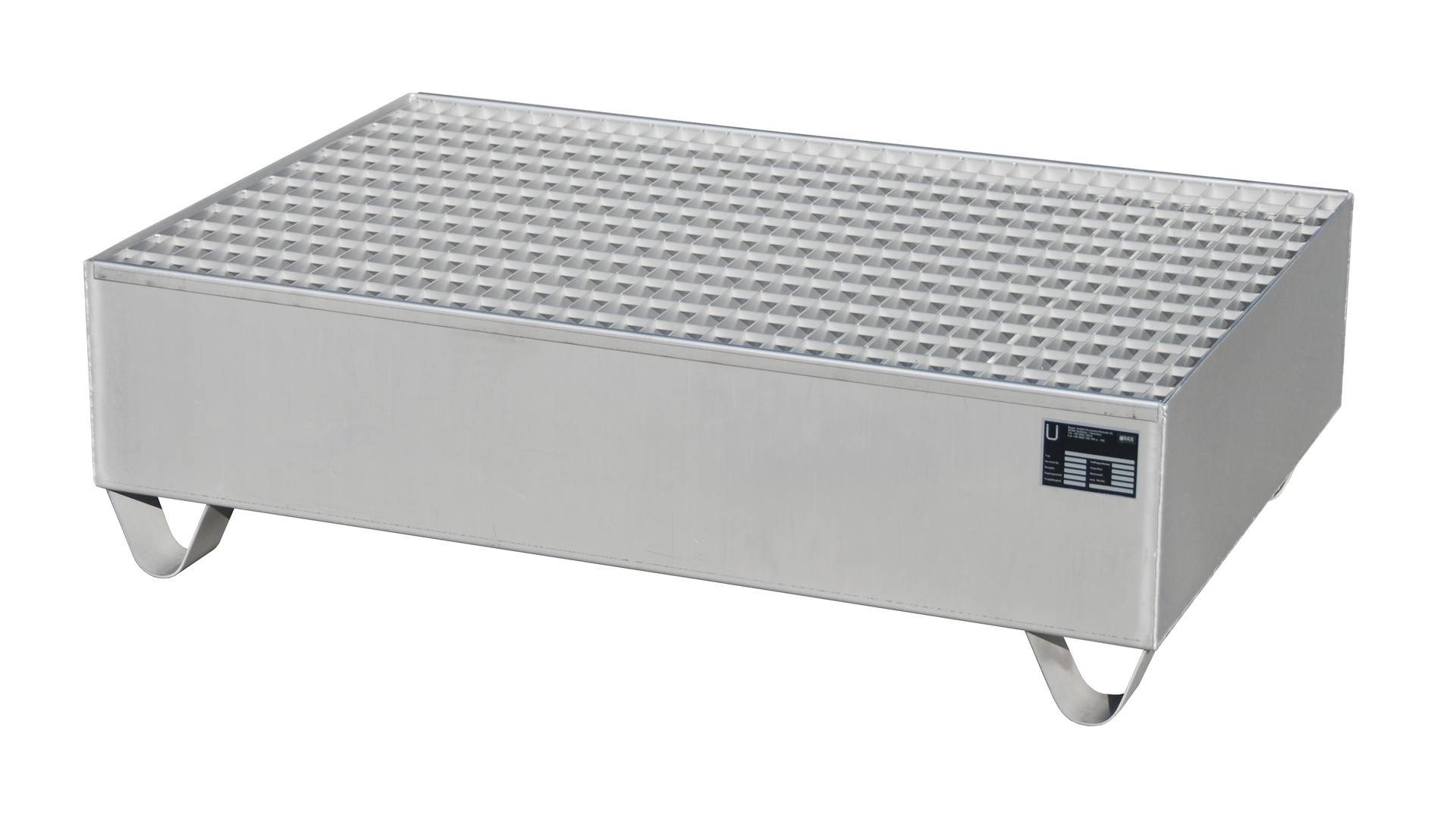 Edelstahl-Auffangwanne Typ VAW (ohne Gitterrost)