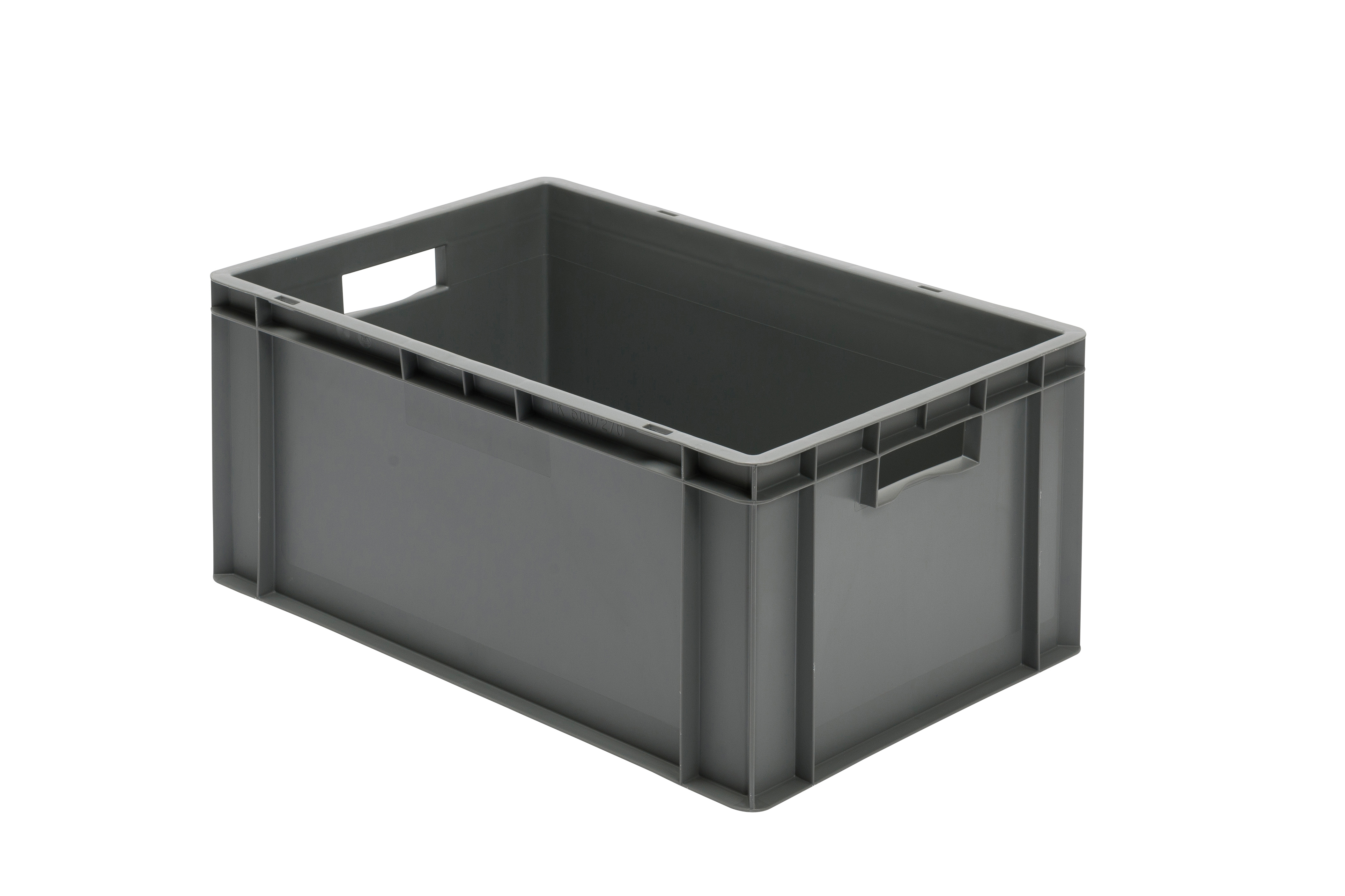 2 Stück Transport-Stapelkasten TK, L600 x B400 mm