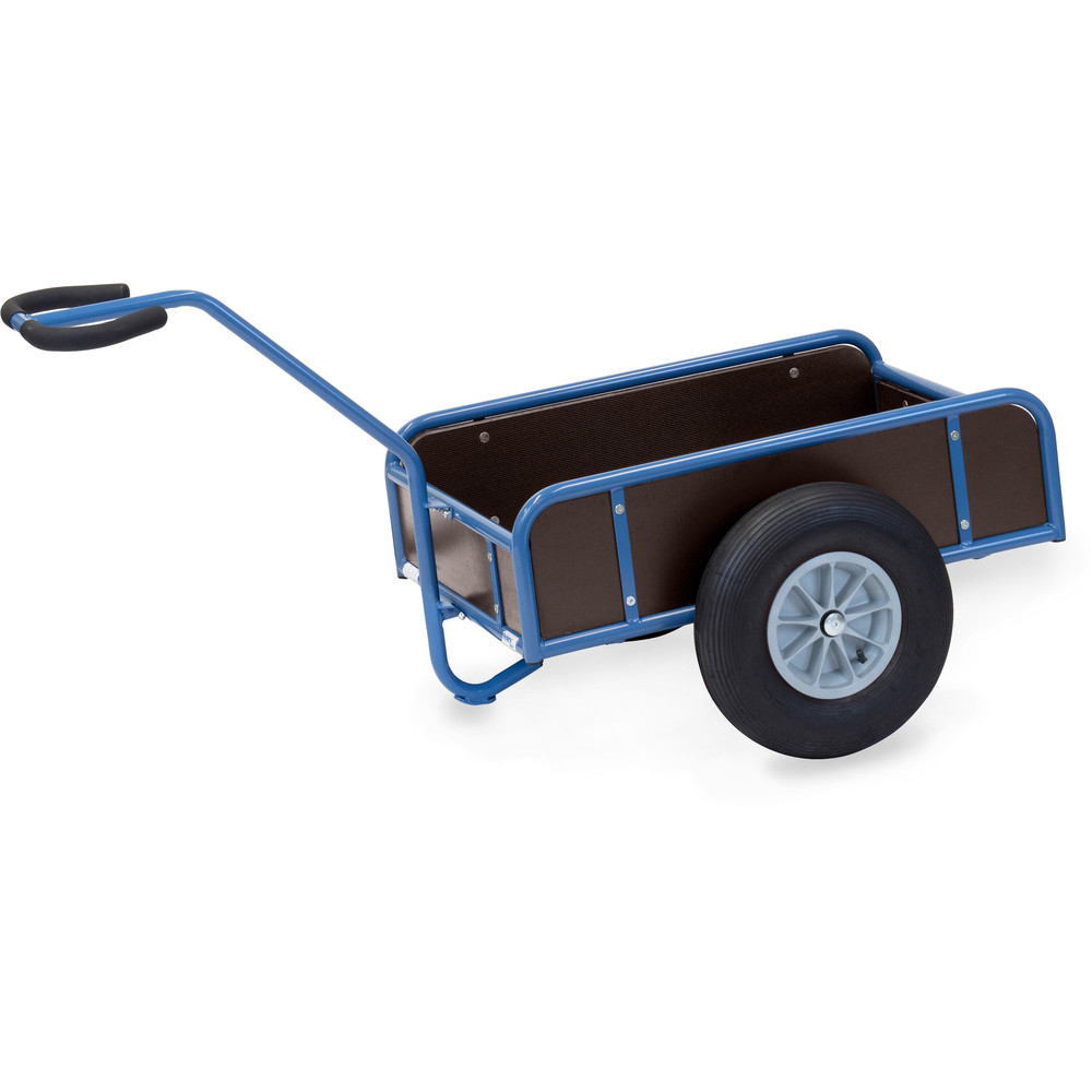 Handwagen mit Holzboden + Wänden, Tragkraft 400 kg