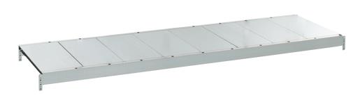 WS3000 ML50 - Weitspannregal mit Stahlpaneel-Böden, Rahmen rot