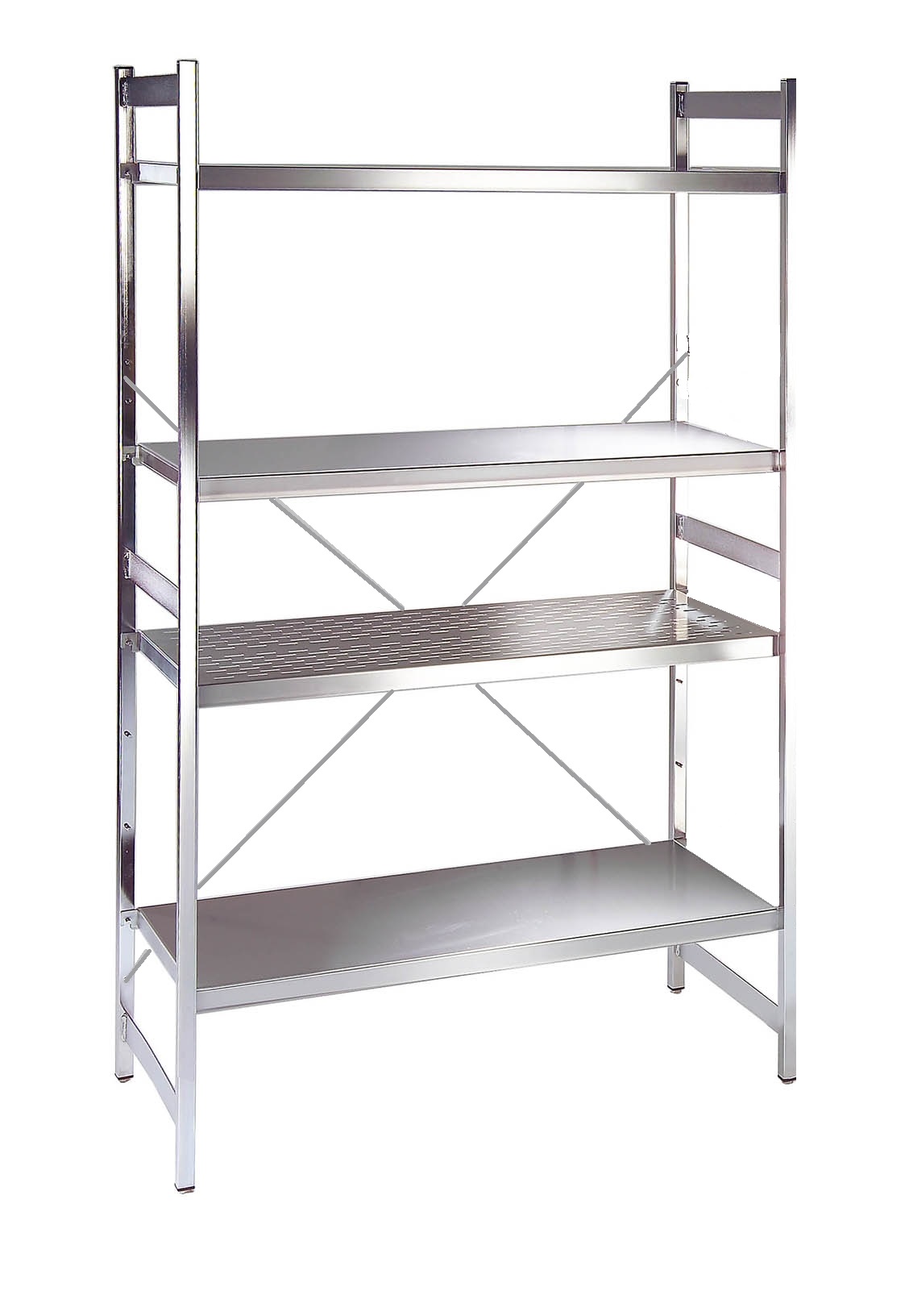 Edelstahl - Grundregal Typ ""CNS 600""