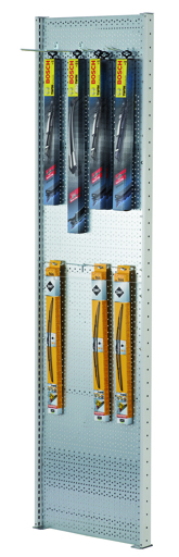 Euro-Lochblech-Seitenwand für - T-Profil-Rahmen