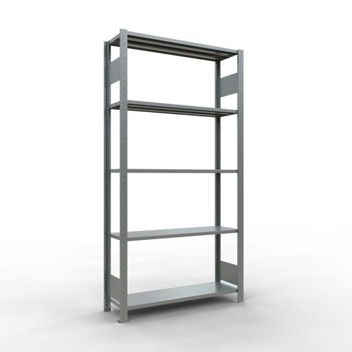 Stecksystem Grundregal, MULTIplus 85 kg, beidseitig nutzbar (Längenriegel)