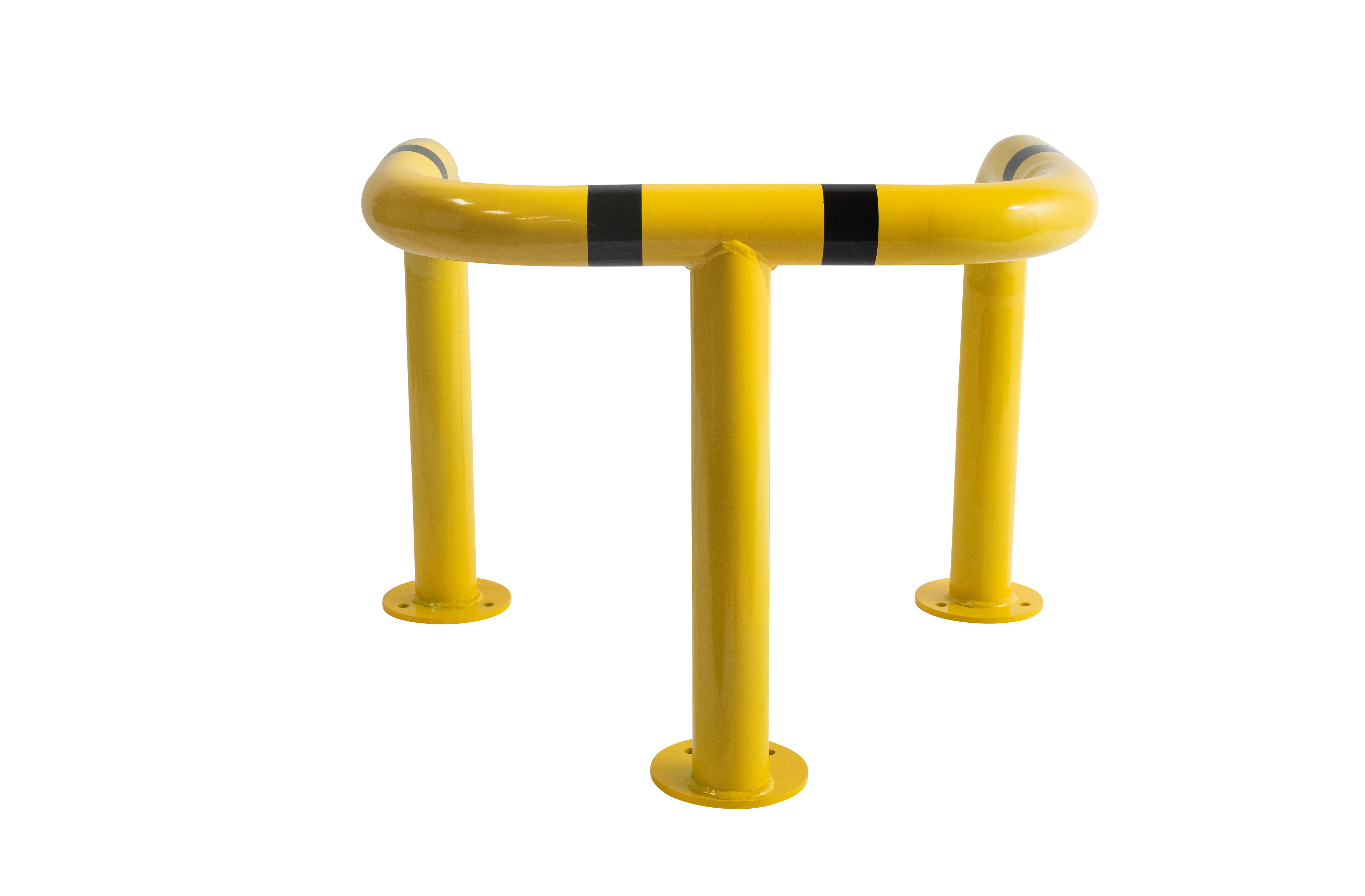 XL - Eck-Rammschutzbügel aus Stahl, Ø 76 mm