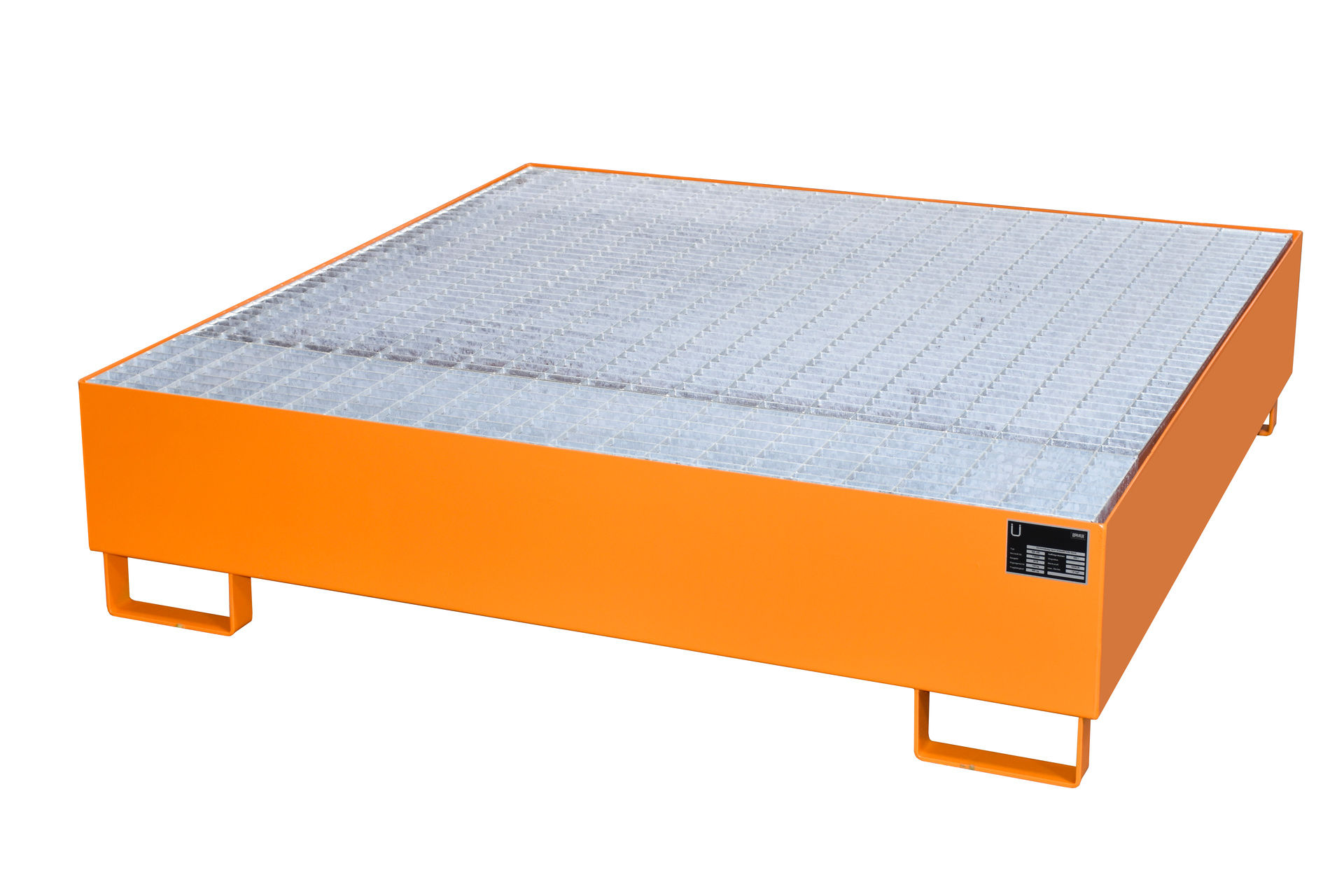 Auffangwanne mit Gitterrost Typ AW (zur Fasslagerung)