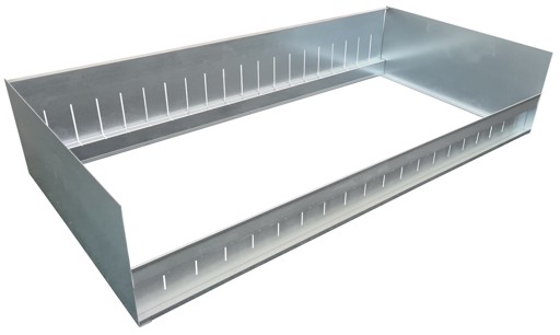 Schüttgutmulde-Set, verzinkt (ohne Trennbleche)
