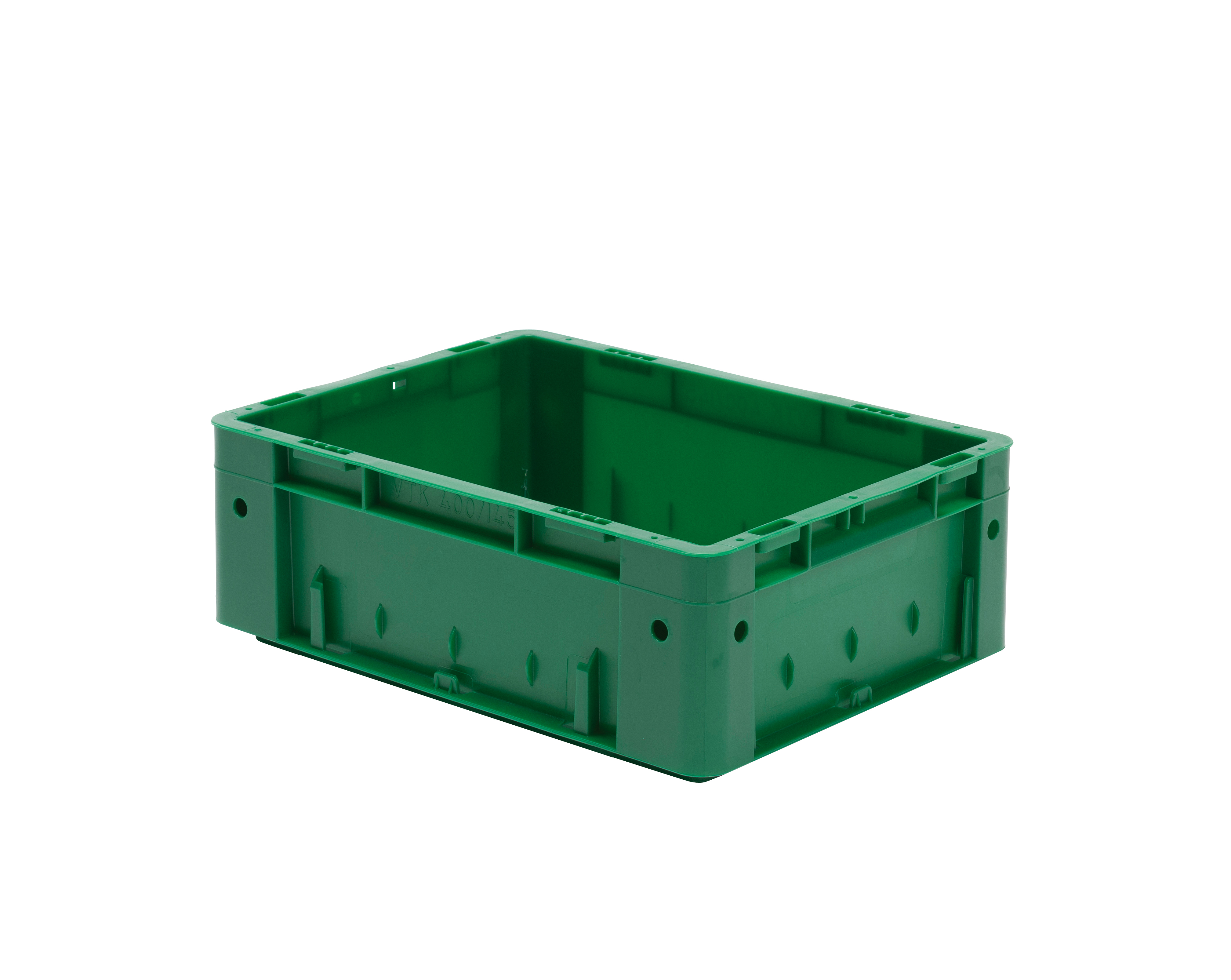 4 Stück Schwerlast-Transport-Stapelkasten VTK, L400 x B300 mm