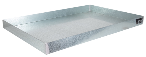 Nachrüstbare Auffangwanne für Steckregalfelder 1000x500 mm