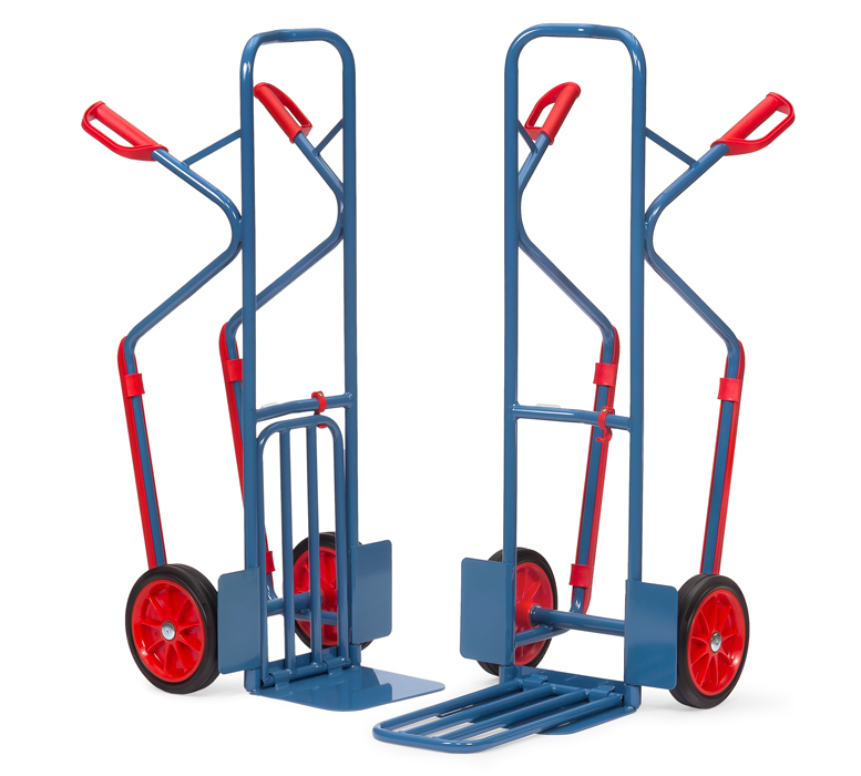 Paketkarre mit klappbarer Schaufel + Gleitkufen, Tragkraft 300 kg