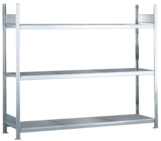 WS2000 - Weitspannregal mit Stahlböden, Fachlast 400 kg
