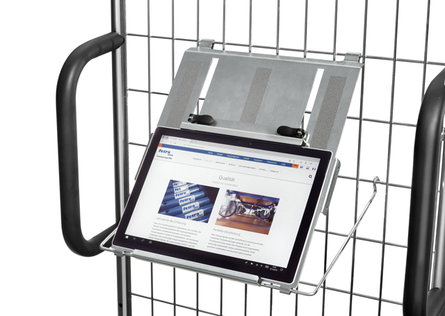 Tablethalterung für Kommissionierwagen