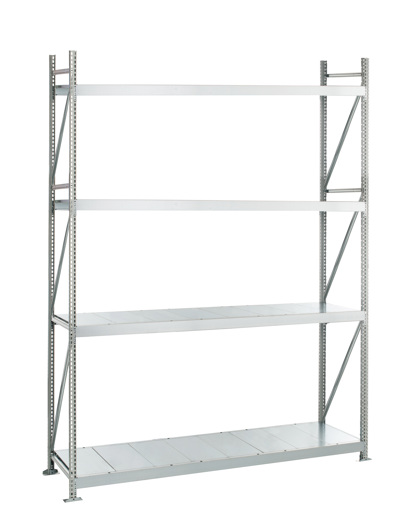 WS3000 ML50 - Weitspannregal mit Stahlpaneel-Böden, Fachlast 500 kg