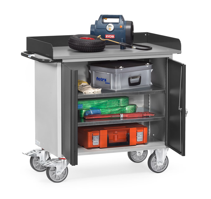 Werkstattwagen ohne Abrollrand, Tragkraft 400 kg