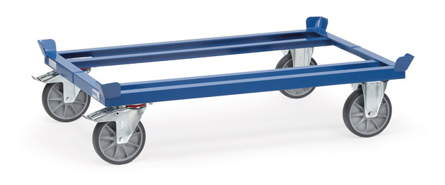 Paletten-Fahrgestell mit TPE-Räder, Tragkraft 750 kg