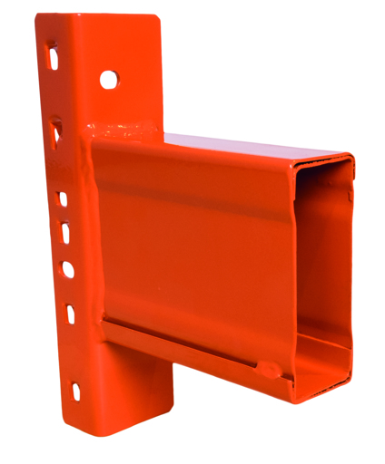 Zusatz-Holmpaar für Palettenregale, orange