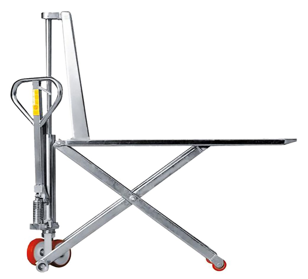 Manueller Edelstahl - Scherenhubwagen HX 10M INOX