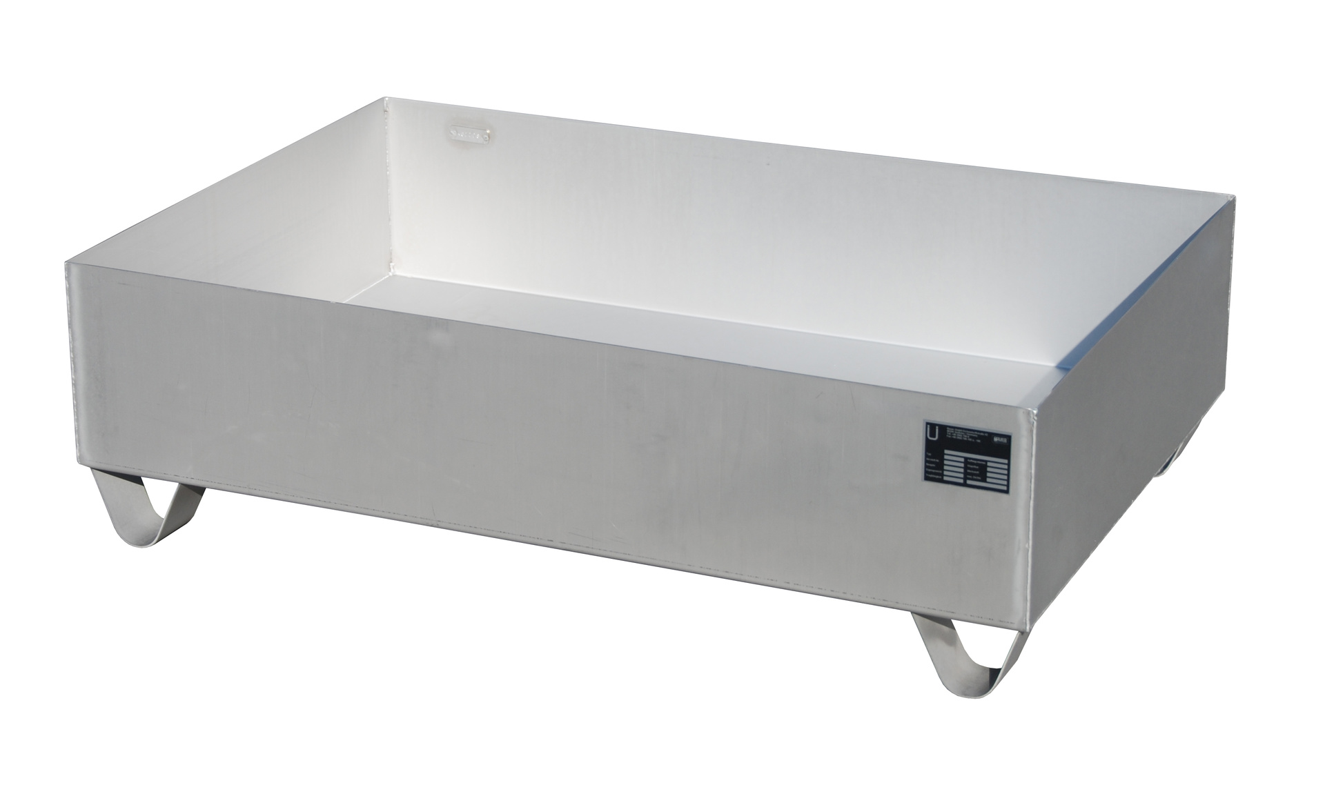 Edelstahl-Auffangwanne Typ VAW (ohne Gitterrost)