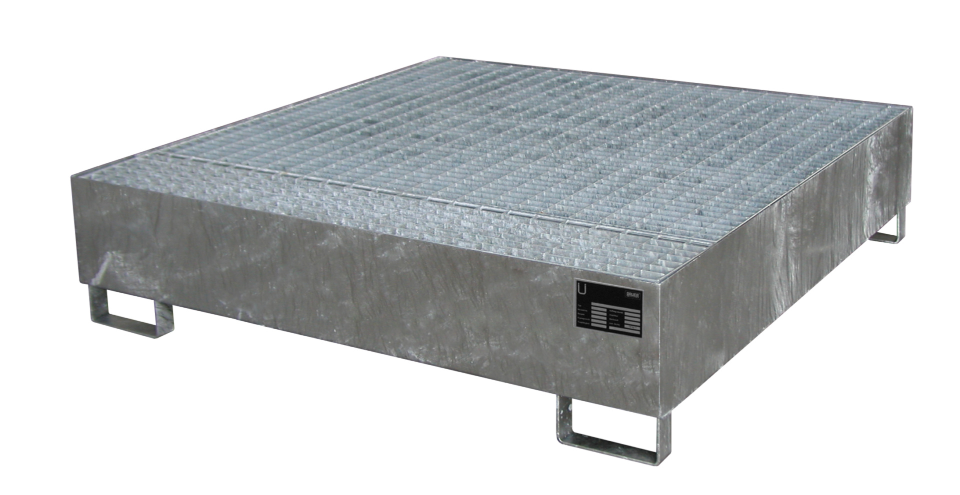 Auffangwanne mit Gitterrost Typ AW (zur Fasslagerung)