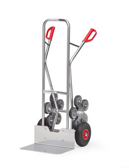 Alu-Treppenkarre mit 5-armigen Radsternen, Tragkraft 200 kg | fetra AK1328