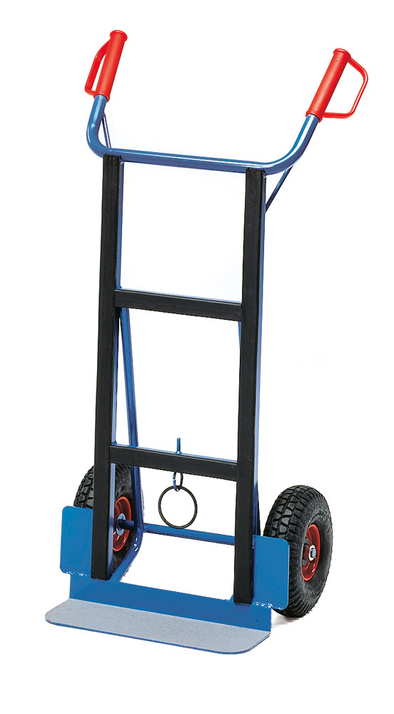 Mittelschwere Gerätekarre mit Gummiprofilen, Tragkraft 350 kg