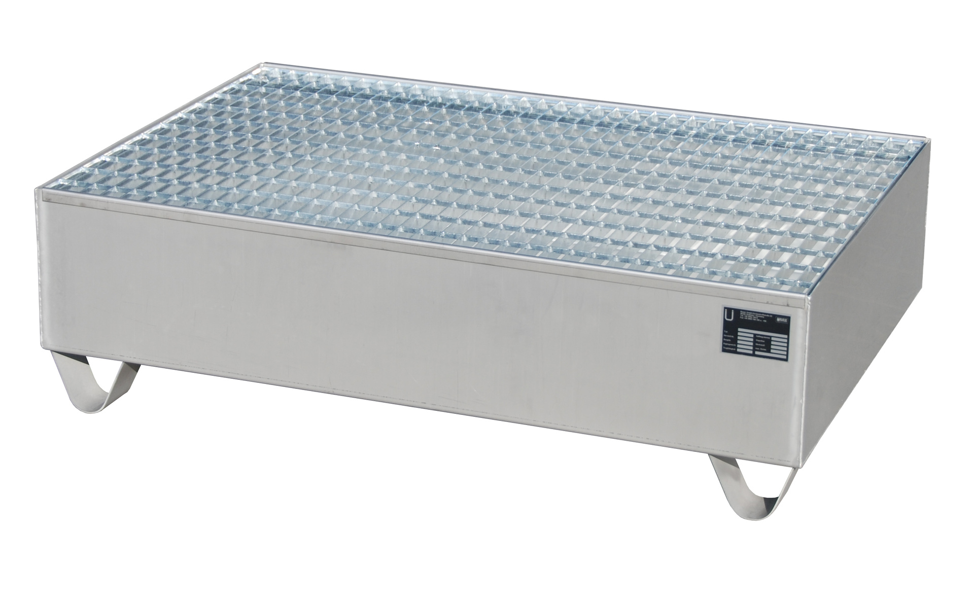 Edelstahl-Auffangwanne Typ VAW (ohne Gitterrost)