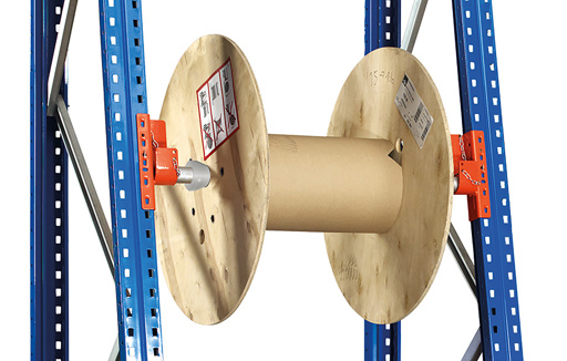 Kabeltrommel-Regal ""SchrägRoll"" (mit schrägen Rahmen)