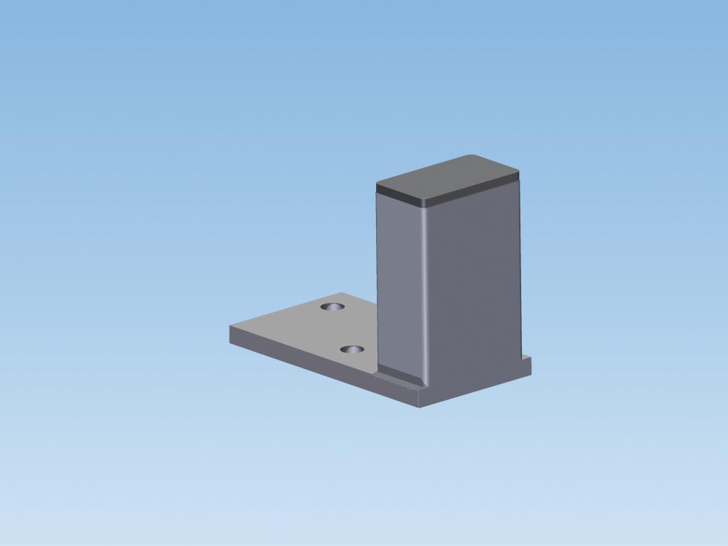 Pfosten zur Befestigung der Elemente (System 9200)
