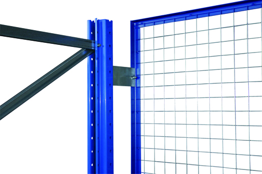 Palettenregal-Rückwandgitter für 100 mm Profilbreite