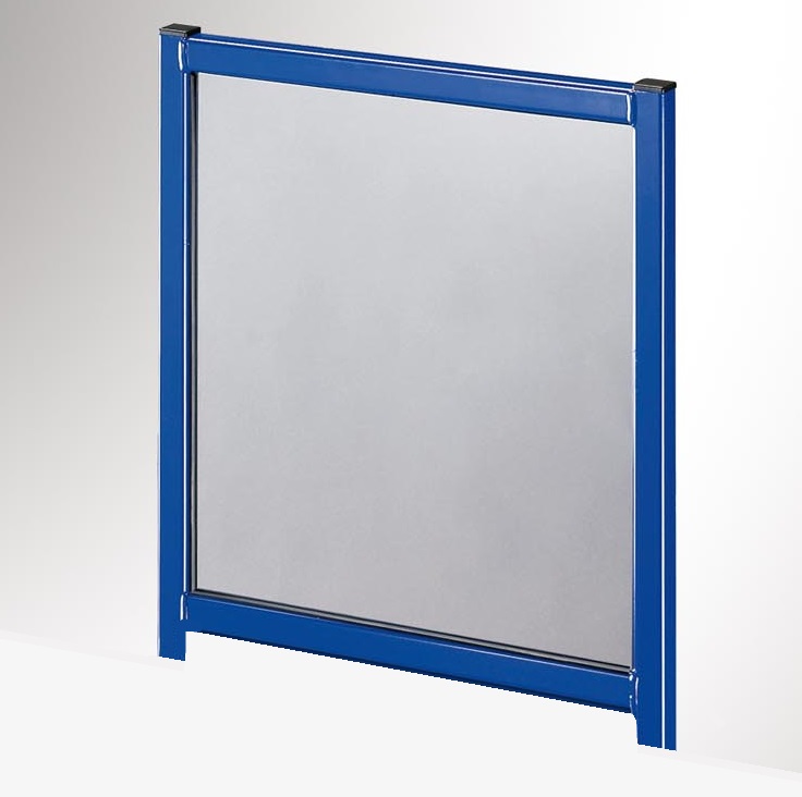 Aufsatz-Wandelement mit Acrylglas-Füllung (System 9200)