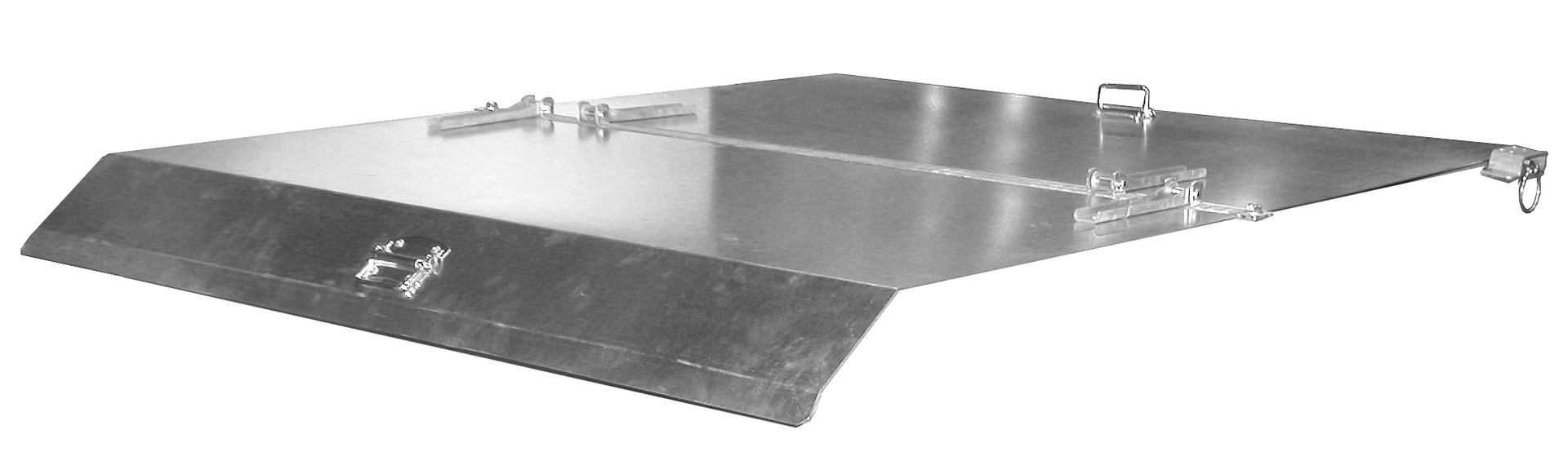 Deckel für Kippbehälter Typ NK, verzinkt