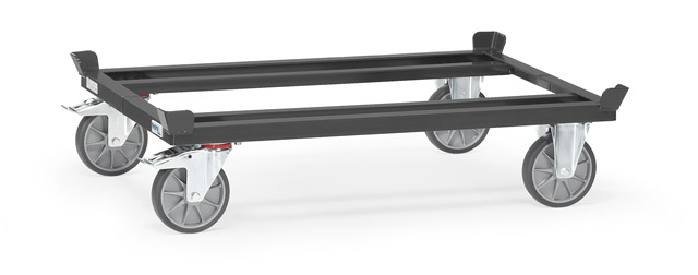 Paletten-Fahrgestell, RAL 7016 anthrazitgrau 