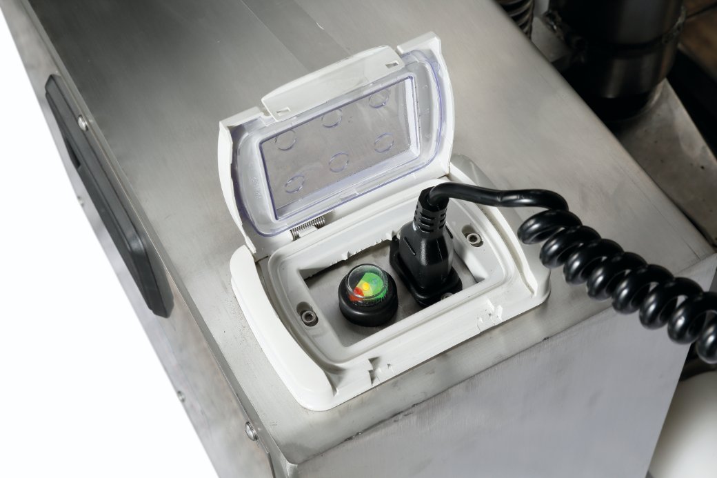 Elektrischer Edelstahl - Scherenhubwagen HX 10E INOX