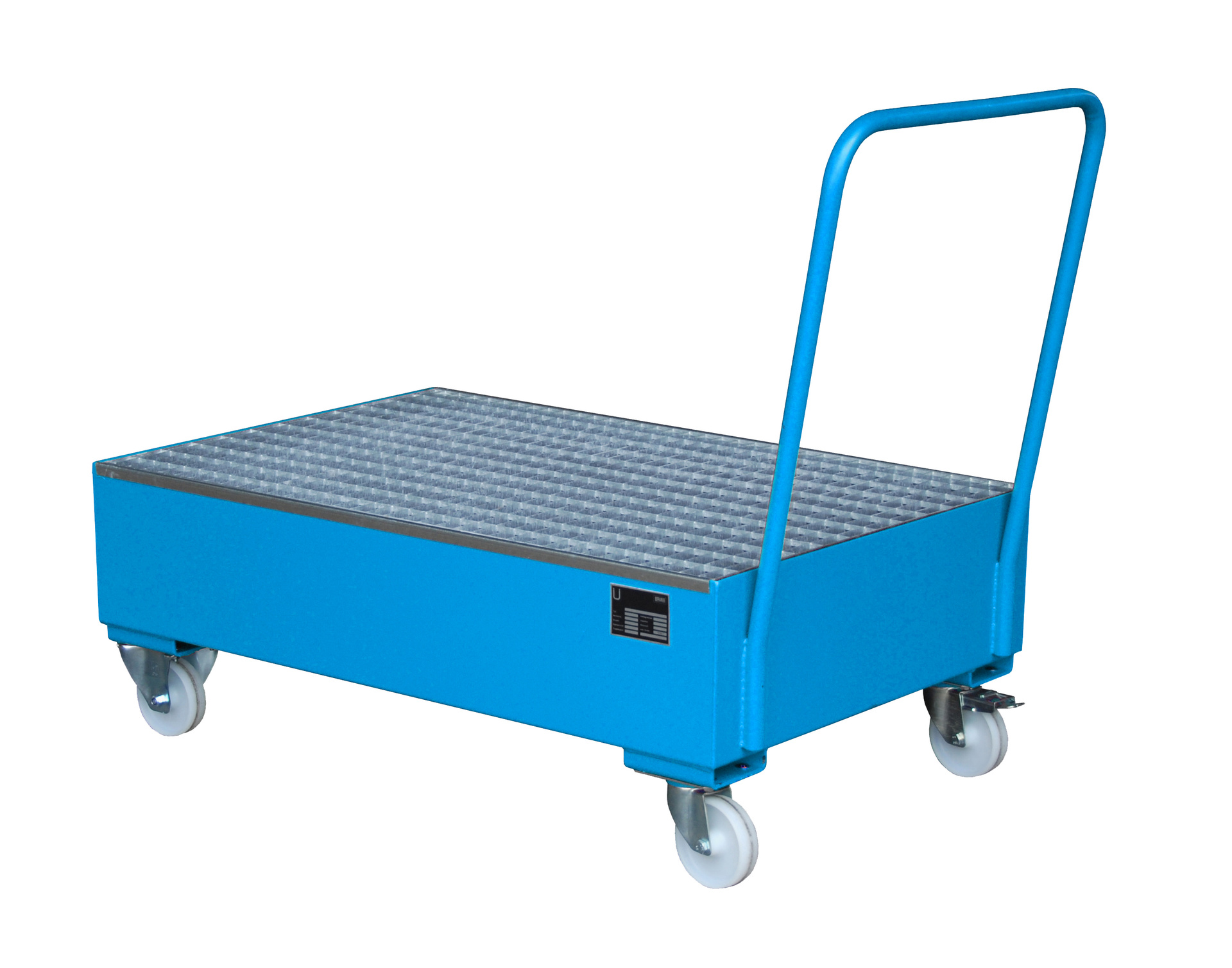 Fahrbare Auffangwanne SERIE 2000 mit Gitterrost