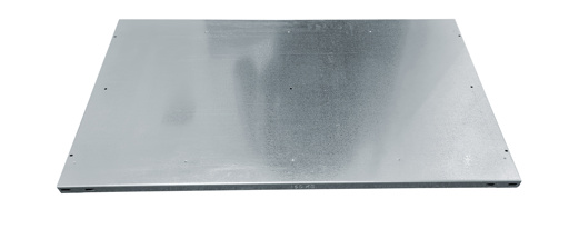 Fachboden Typ 150, für Büroregal T600 mm, gelocht für Mittelanschlag
