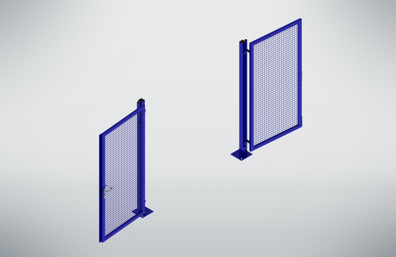 Großes Doppelflügeltor ohne begrenzte Durchfahrtshöhe
