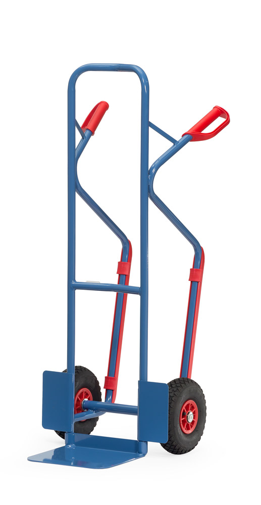 Stahlrohrkarre mit Gleitkufen, H 1300 mm, Tragkraft 300 kg