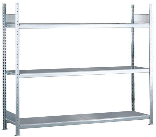 WS2000 - Weitspannregal mit Stahlböden, Fachlast 400 kg