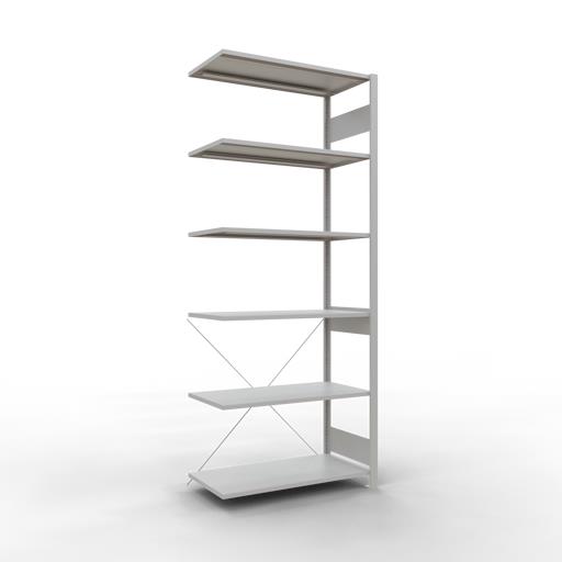 Stecksystem Eckregal, MULTIplus, 150 kg Fachlast