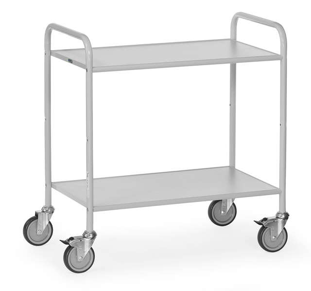 Großer Bürowagen, Tragkraft 150 kg, RAL 7035 lichtgrau