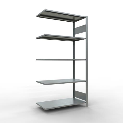 Stecksystem Anbauregal, MULTIplus 150 kg, beidseitig nutzbar (Längenriegel)