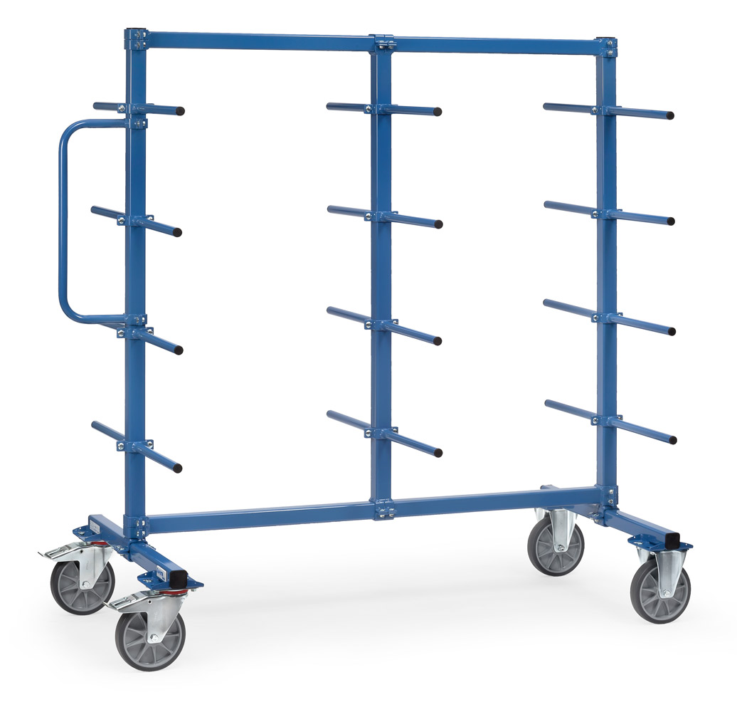 Tragarmwagen zweiseitig, Tragkraft 500 kg, Höhe 1807 mm