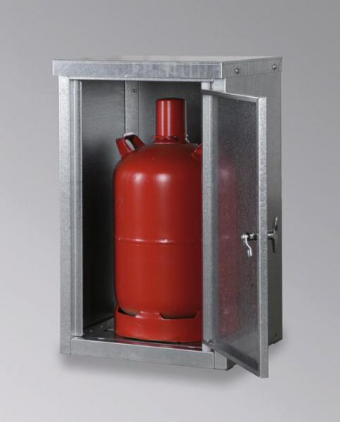 Gasflaschen-Schrank für Kleinmengen (11 kg bzw. 33 kg-Gasflaschen)